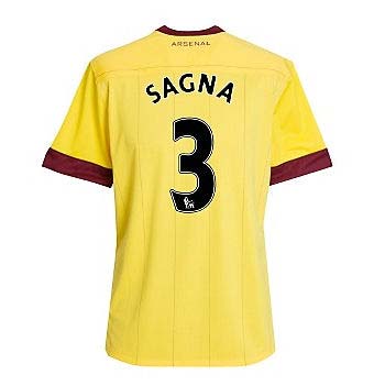 2010-11 Arsenal Nike Away Shirt (Sagna 3) - Kids