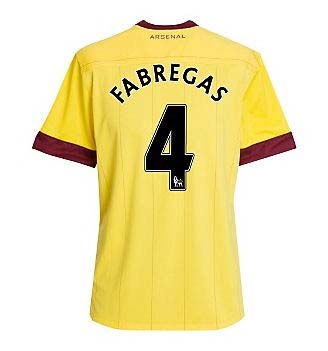2010-11 Arsenal Nike Away Shirt (Fabregas 4) - Kids