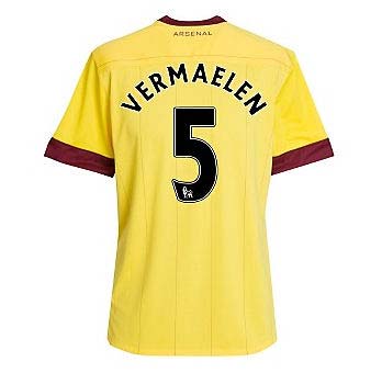 2010-11 Arsenal Nike Away Shirt (Vermaelen 5) - Kids