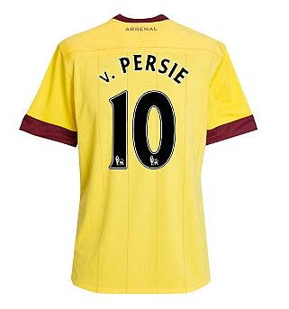 2010-11 Arsenal Nike Away Shirt (V.Persie 10) - Kids
