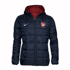 2010-11 Arsenal Nike Medium Fill Reversible Jacket