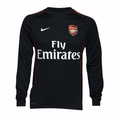 2010-11 Arsenal Nike Training Sweat (Black)
